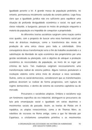 Sociedades na História da Humanidade