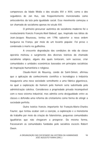 Sociedades na História da Humanidade