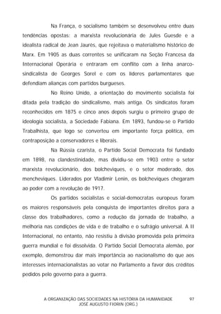 Sociedades na História da Humanidade