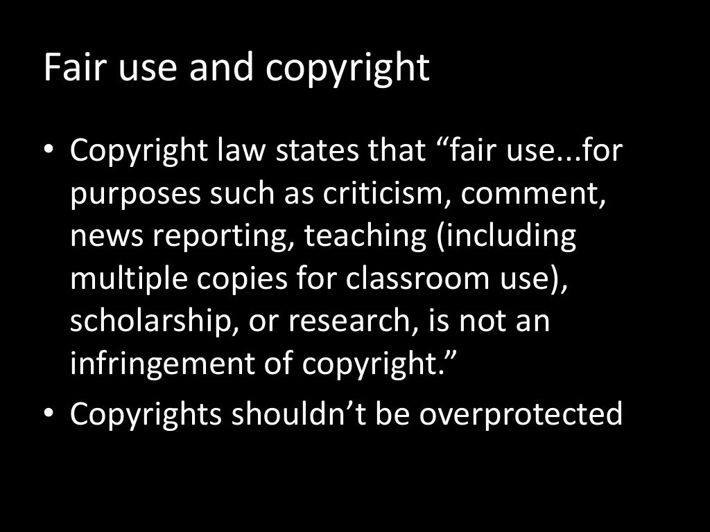 Law, Ethics, and Social Media A Primer on Copyright Law, Fair Use, a…