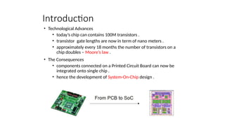 SYSTEM ON CHIP PPT FOR ENGINEERING STUDENTS | PPTX