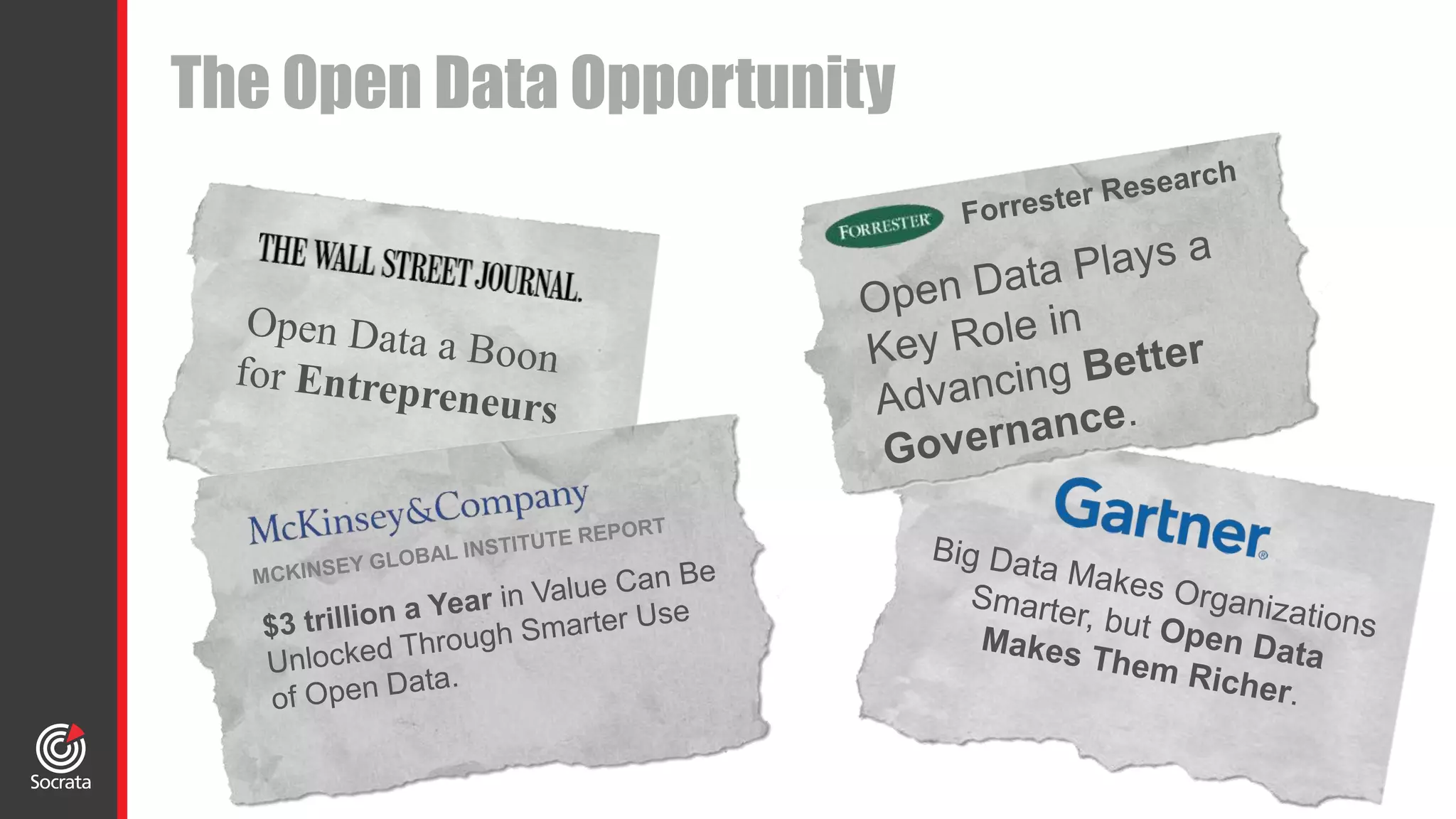The Open Data Opportunity
 