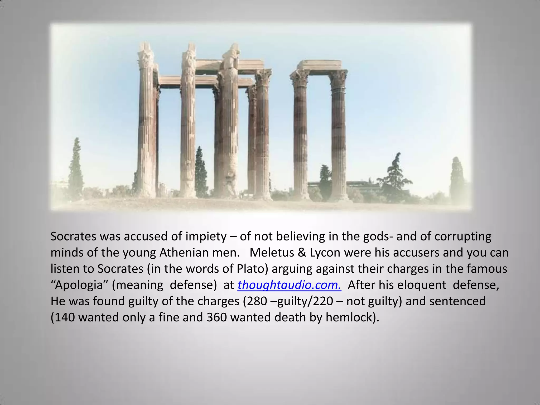 The unexamined life is not worth living.