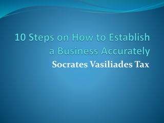 Socrates Vasiliades Tax
 