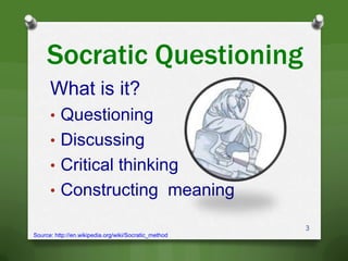 Socratic Questioning - employment skills and strategies
