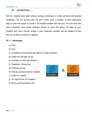 Socrative Exam Socrative tutorial | DOCX