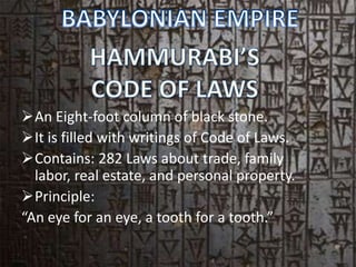 They were the first to use arches, columns and inclined walls.SUMERIANSACHIEVEMENTS