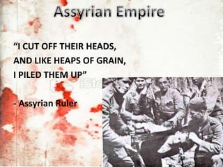 He proclaimed himself as: “Lord of the Four Quarters of the World”Akkadian Empire