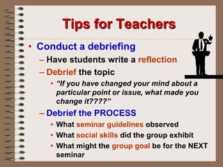 Ask questions with no right or wrong answers