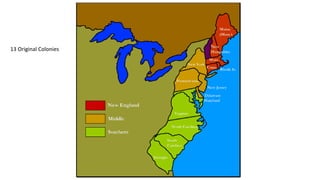13 Original Colonies
 