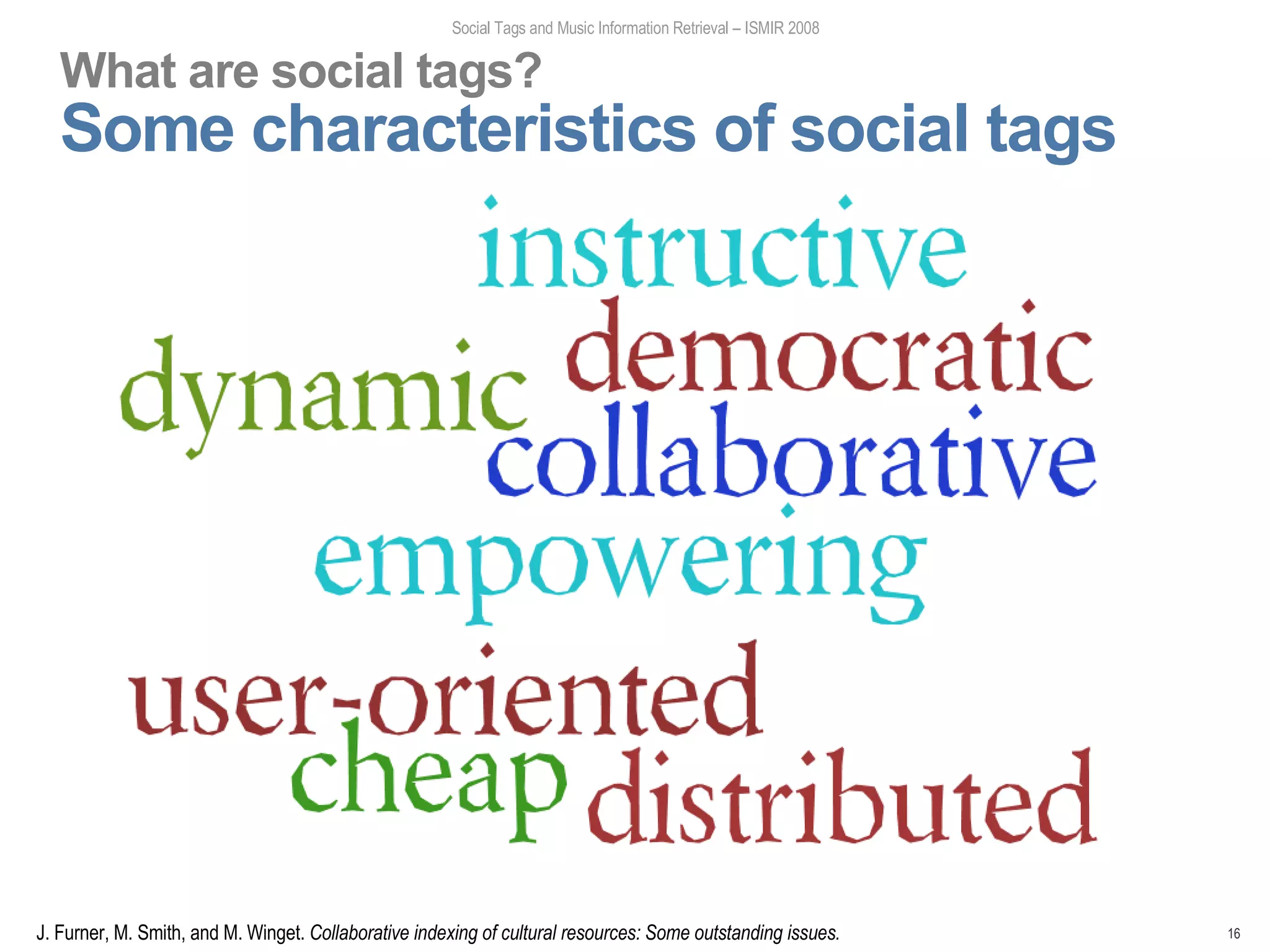 Social Tags and Music Information Retrieval (Part I) | ODP