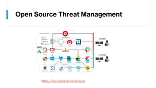 Open Source Threat Management
https://securityfirst.com.br/soc/
 