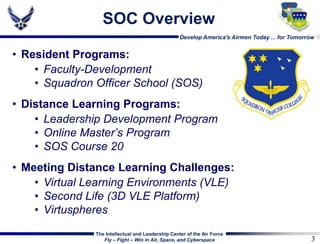 SOC OverviewResident Programs: