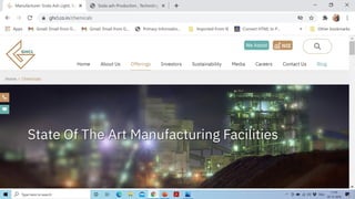 Soda ash Project database