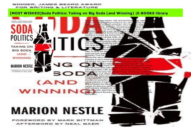 [MOST WISHED]Soda Politics: Taking on Big Soda (and Winning) |E-BOOKS ...