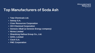 Soda Ash Manufacturing Plant Project Report | PDF
