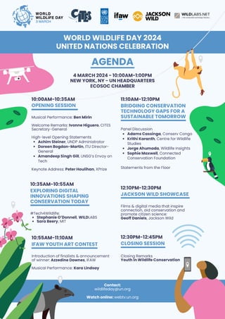 Agenda Programme - World Wildlife Day 2024
