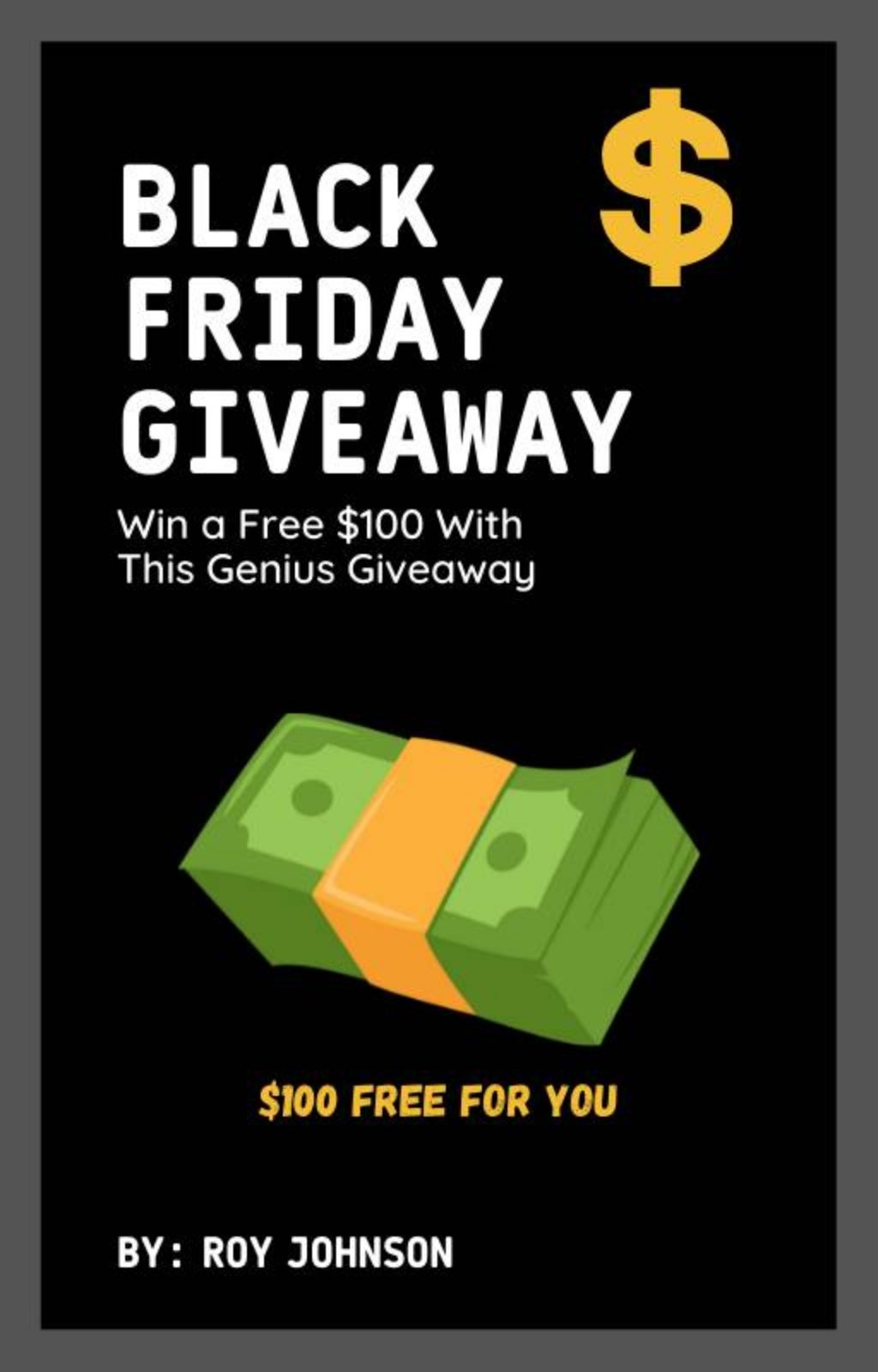Black Friday Giveaway