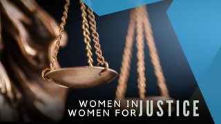 Recognize the contributions of women judges worldwide and is part of global effort to ensuring gender equality