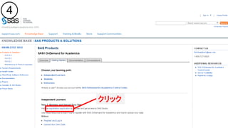 Copyright © 2016, SAS Institute Inc. All rights reserv ed.
クリック
4
 