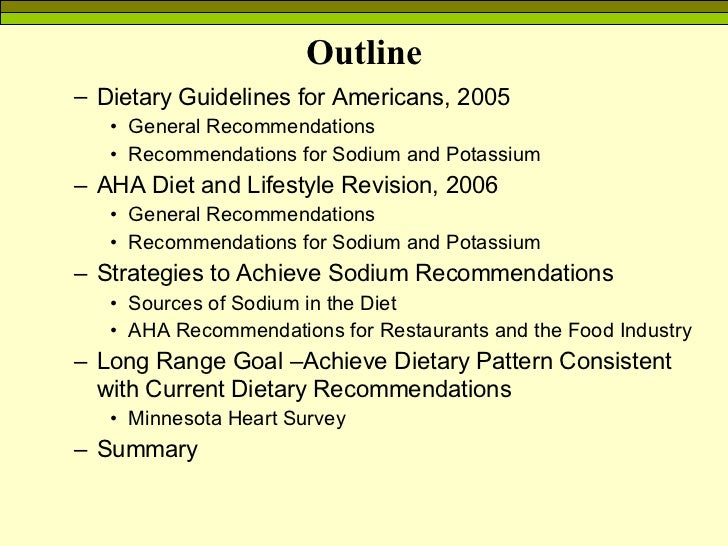 dietary guidelines for americans ppt