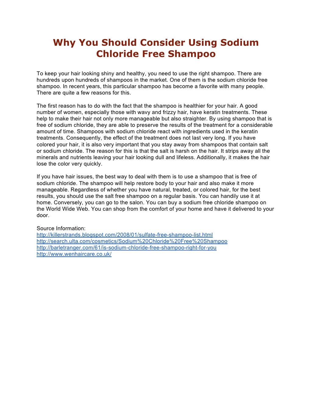 SodiumChlorideFreeShampoo