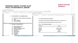 Sodium cyanide-on-site