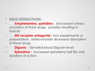 **Alkalinizing drug for metabolic acidosis** | PPTX