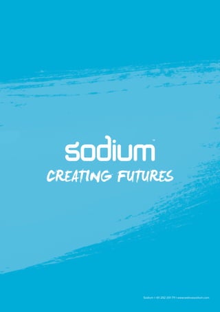 Sodium | +61 292 201 711 | www.welovesodium.com
CREATING FUTURES
 