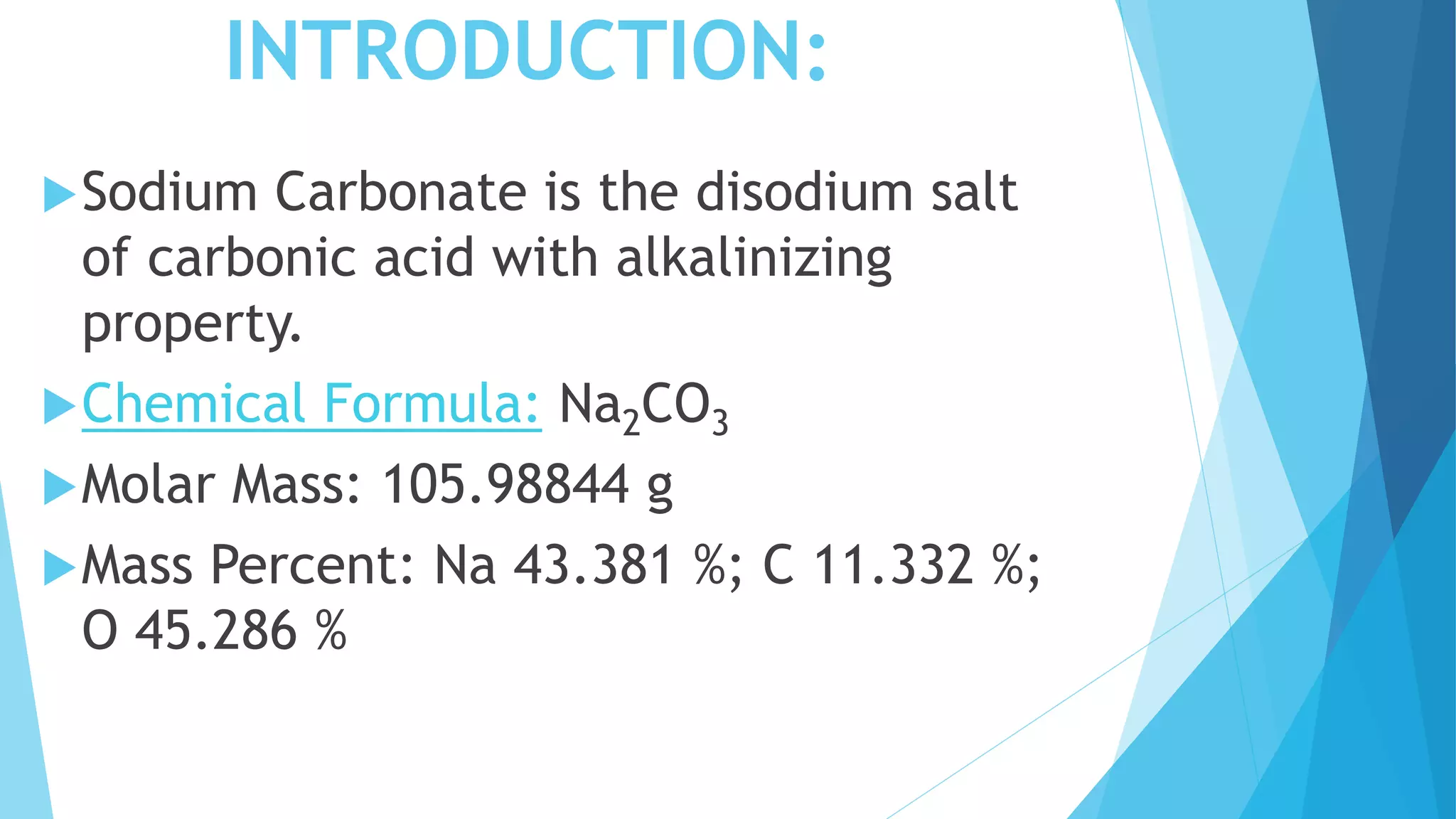 Sodium carbonate | PDF