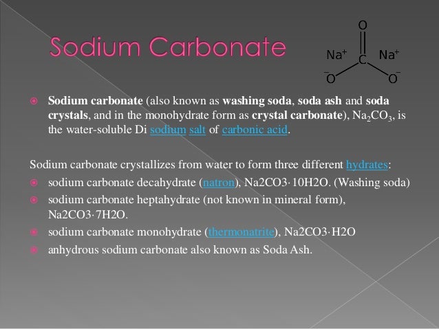 Sodium Carbonate