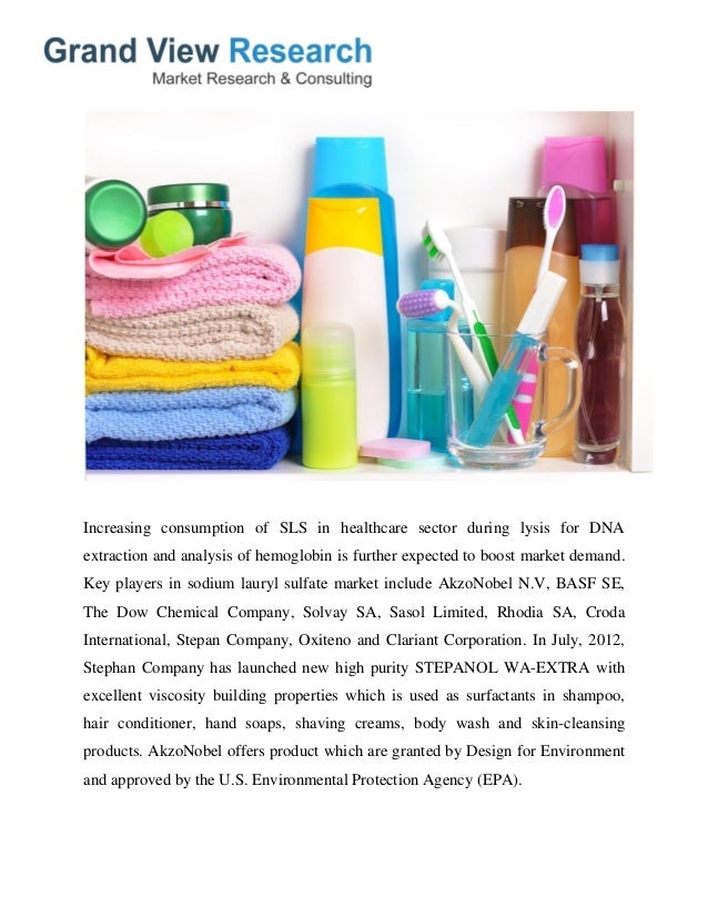Sls Chemical Properties Sls Chemical Properties