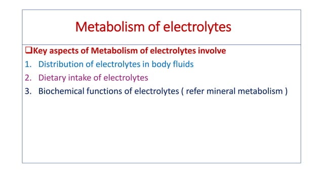 Image showcasing Sodium metabolism and its clinical applications | PDF