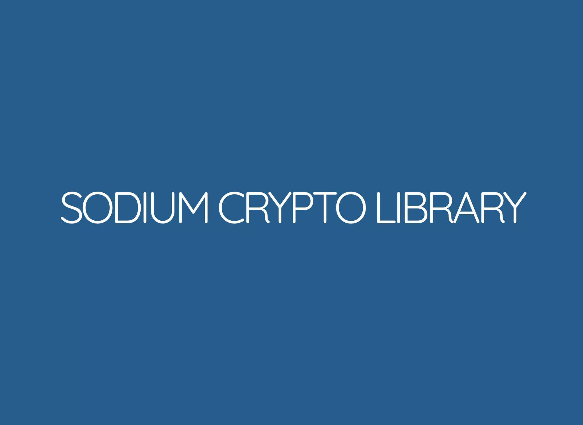 5/14/2018 The Sodium crypto library of PHP 7.2 - phpDay 2018
https://www.zimuel.it/slides/phpday2018/sodium?print-pdf#/ 12/40
© 2018 Rogue Wave Software, Inc. All Rights Reserved.
SODIUMCRYPTOLIBRARYSODIUMCRYPTOLIBRARY
 