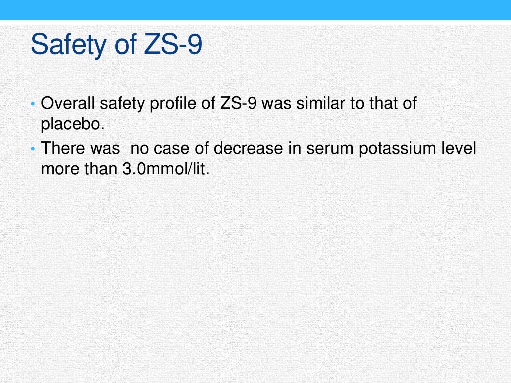 Sodium zirconium cyclosilicate in hyperkalemia A journal review
