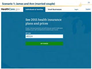 Scenario 1: James and Ann (married couple)
35
 