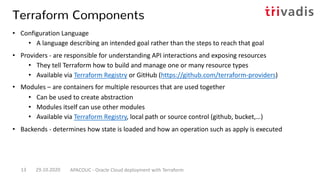 Oracle Cloud deployment with Terraform | PDF