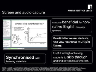 Use of audio and video to enhance student education | PPTX