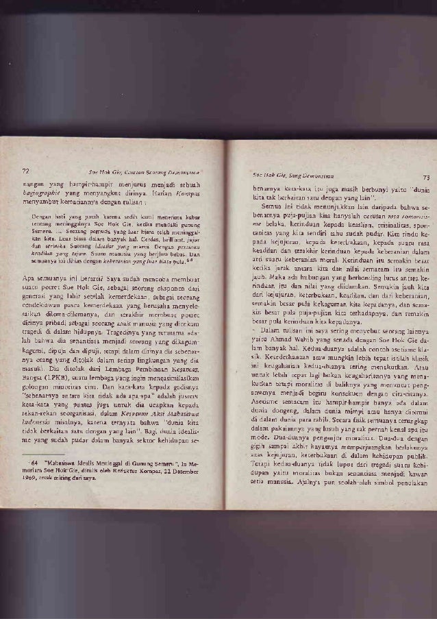 Soe Hok Gie Catatan Seorang Demonstran 1