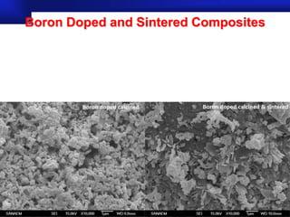 Boron Doped and Sintered Composites




                              Prof.Dr. İbrahim USLU
 