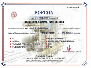 Sofcon industrial automation 