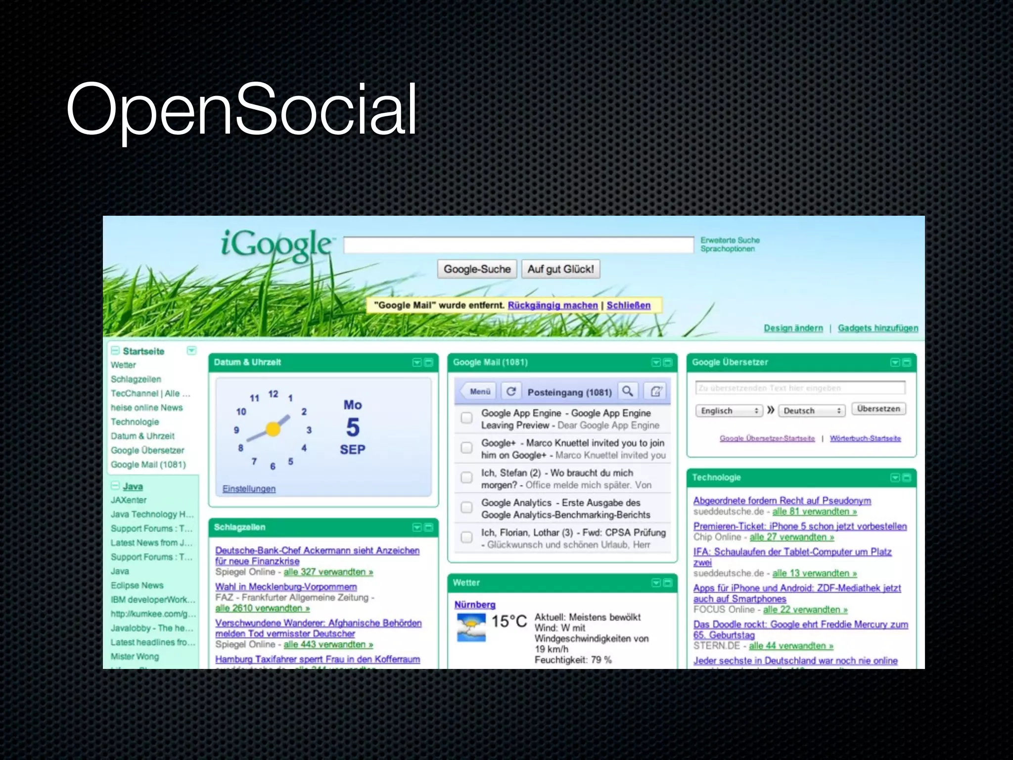 OpenSocial
 