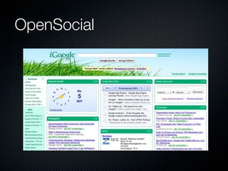 OpenSocial
 