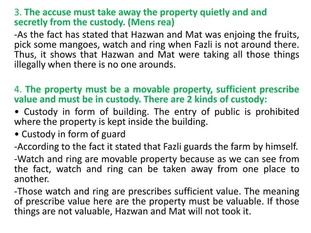 theft punishment HUDUD law | PPT