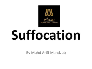 Suffocation
By Muhd Ariff Mahdzub
 