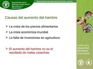 El estado de la inseguridad alimentaria en el mundo | PPT