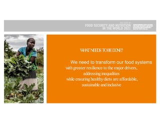 State of Food Security and Nutrition in the World (SOFI) 2021 | PDF