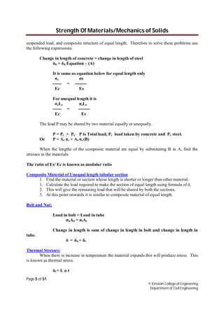 Solid Component Calculation mechanics of solid | PDF