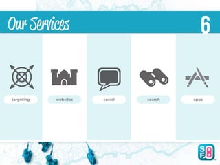 Our Services                                6

targeting   websites   social   search   apps
 