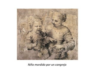 Niño	mordido	por	un	cangrejo	
 